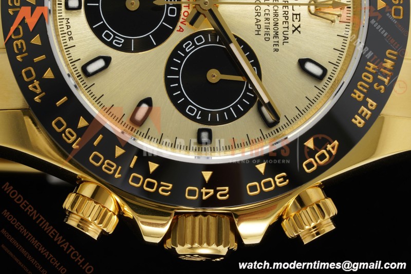 Rolex - Daytona 116518LN 40mm Tungsten Gain Weight YG/RU Champagne Dial 3CF V2 SH4130