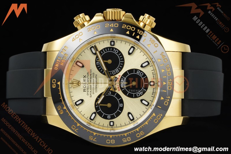 Rolex - Daytona 116518LN 40mm Tungsten Gain Weight YG/RU Champagne Dial 3CF V2 SH4130