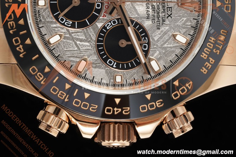 Rolex - Daytona 116515LN 40mm Tungsten Gain Weight RG/RU Meteorite Dial 3CF V2 SH4130
