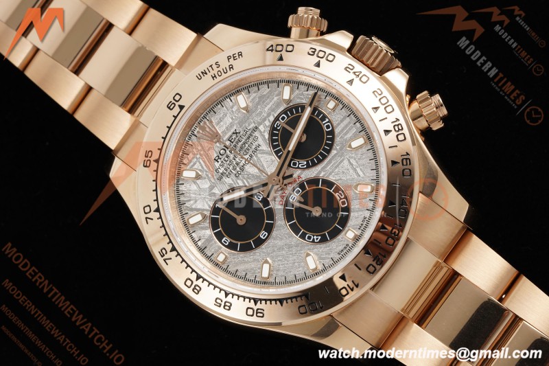 Rolex - Daytona 116505 40mm Tungsten Gain Weight RG/RG Meteorite Dial 3CF V2 SH4130