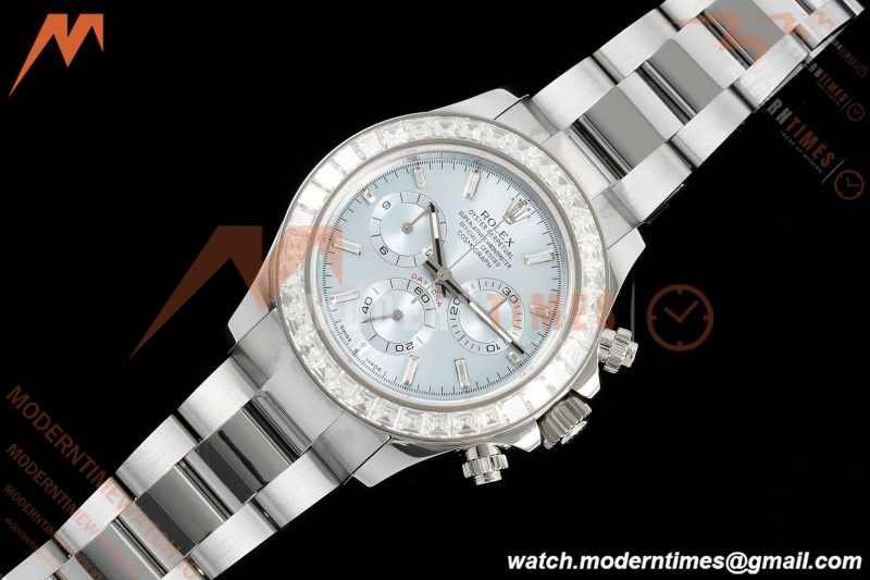 Rolex - Daytona 116576TBR Tungsten Gain Weight Brn Dia/SS I-Blu/Dia 3CF V2 SH4130
