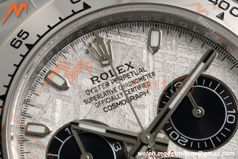 Rolex - Daytona 116509 40mm Tungsten Gain Weight WG/WG Meteorite Dial 3CF V2 SH4130