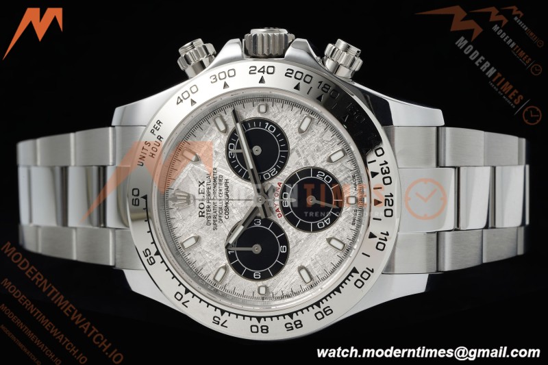 Rolex - Daytona 116509 40mm Tungsten Gain Weight WG/WG Meteorite Dial 3CF V2 SH4130