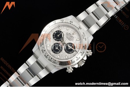 Rolex - Daytona 116509 40mm Tungsten Gain Weight WG/WG Meteorite Dial 3CF V2 SH4130