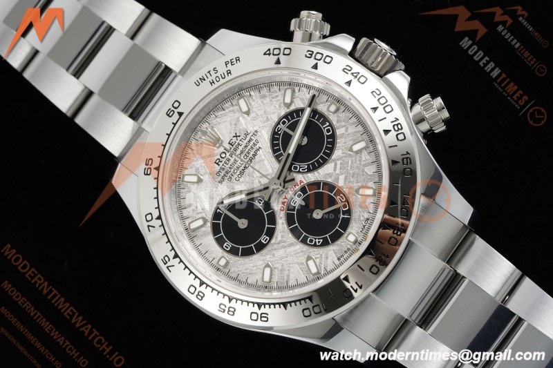 Rolex - Daytona 116509 40mm Tungsten Gain Weight WG/WG Meteorite Dial 3CF V2 SH4130