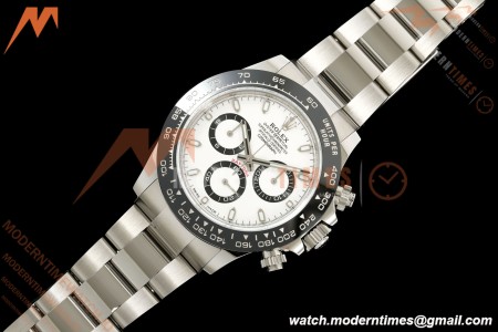 Rolex - Daytona 116500LN 40mm 904L CER SS/SS White 3CF SH4130 | 롤렉스 - 데이토나 116500LN 40mm 904L CER SS/SS 화이트 3CF SH4130