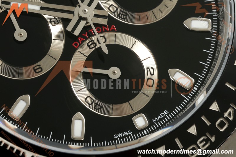 Rolex - Daytona 116500LN 40mm 904L CER SS/SS Black 3CF SH4130