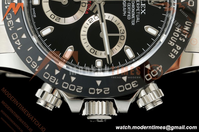 Rolex - Daytona 116500LN 40mm 904L CER SS/SS Black 3CF SH4130