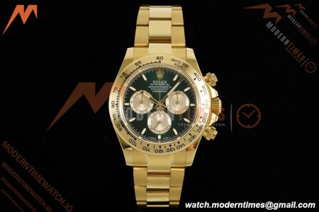 Rolex - Daytona 126508 40mm Gain Weight YG/YG Green/Gold/Stk QF V6 SH4131