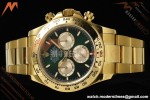 Rolex - Daytona 126508 40mm Gain Weight YG/YG Green/Gold/Stk QF V6 SH4131