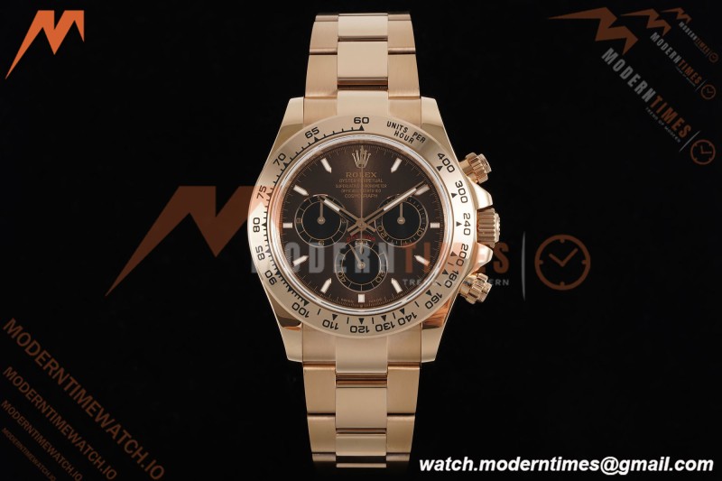 Rolex - Daytona 126505 40mm Gain Weight RG/RG Choco/Blk/Stk QF V6 SH4131 | 롤렉스 - 데이토나 126505 40mm 게인 웨이트 RG/RG 초코/블랙/스틸 QF V6 SH4131