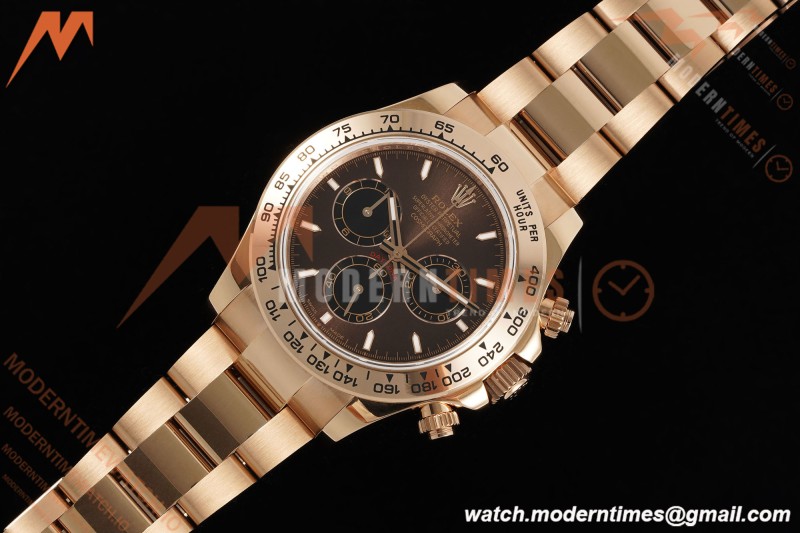 Rolex - Daytona 126505 40mm Gain Weight RG/RG Choco/Blk/Stk QF V6 SH4131 | 롤렉스 - 데이토나 126505 40mm 게인 웨이트 RG/RG 초코/블랙/스틸 QF V6 SH4131
