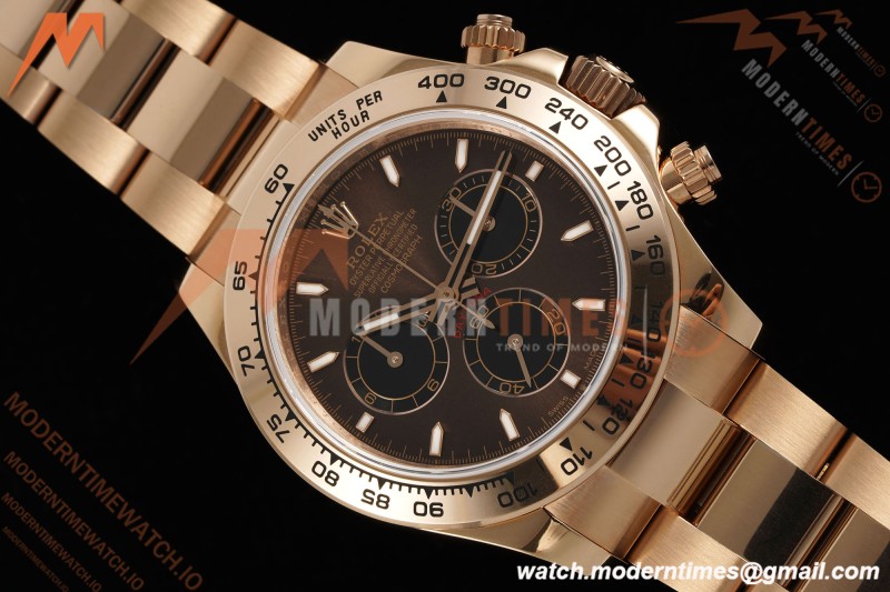 Rolex - Daytona 126505 40mm Gain Weight RG/RG Choco/Blk/Stk QF V6 SH4131 | 롤렉스 - 데이토나 126505 40mm 게인 웨이트 RG/RG 초코/블랙/스틸 QF V6 SH4131
