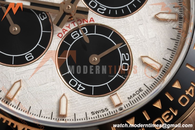 Rolex - Daytona 126515LN 40mm Gain Weight CER/RG/RU Grey/Blk Meteorite Dial QF V10 SH4131