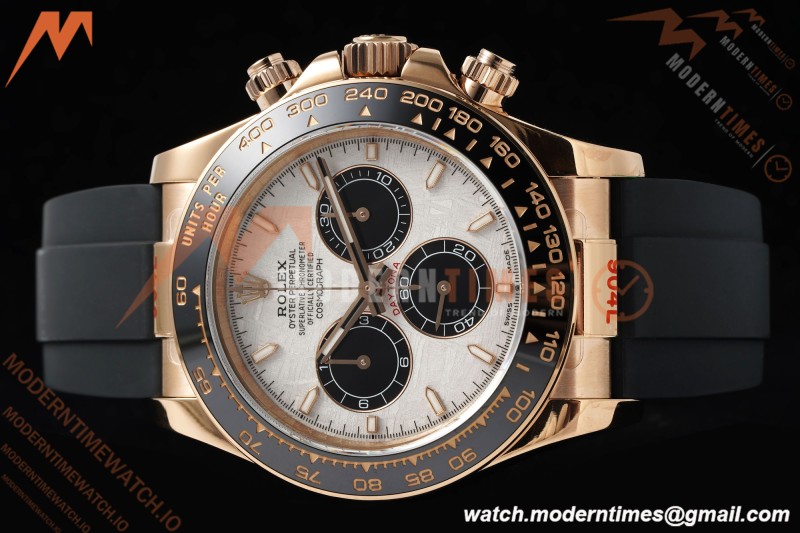 Rolex - Daytona 126515LN 40mm Gain Weight CER/RG/RU Grey/Blk Meteorite Dial QF V10 SH4131