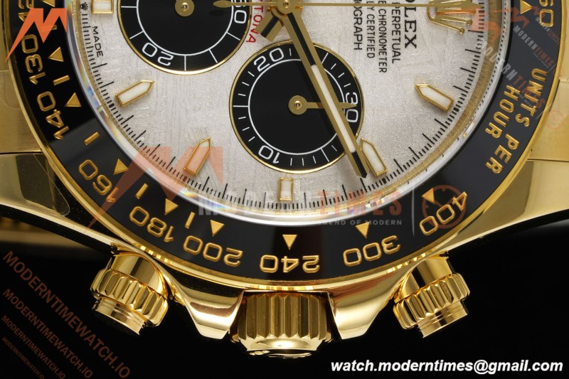 Rolex - Daytona 126518LN 40mm Gain Weight CER/YG/RU Grey/Blk Meteorite Dial QF V10 SH4131