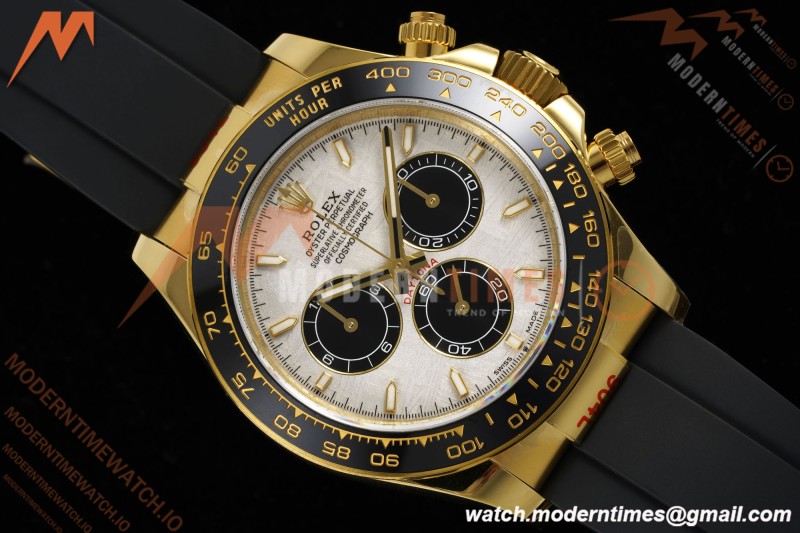 Rolex - Daytona 126518LN 40mm Gain Weight CER/YG/RU Grey/Blk Meteorite Dial QF V10 SH4131