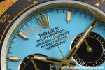 Rolex - Daytona 126518LN 40mm Gain Weight CER/YG/RU Blu/Blk Turquoise Dial QF V10 SH4131