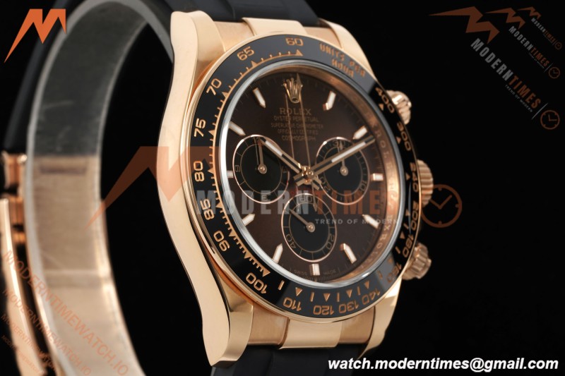 Rolex - Daytona 126515LN 40mm Gain Weight CER/RG/RU Choco/Blk/Stk QF V10 SH4131