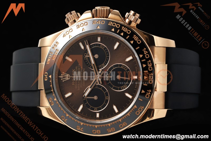 Rolex - Daytona 126515LN 40mm Gain Weight CER/RG/RU Choco/Blk/Stk QF V10 SH4131