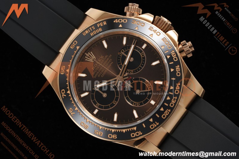 Rolex - Daytona 126515LN 40mm Gain Weight CER/RG/RU Choco/Blk/Stk QF V10 SH4131
