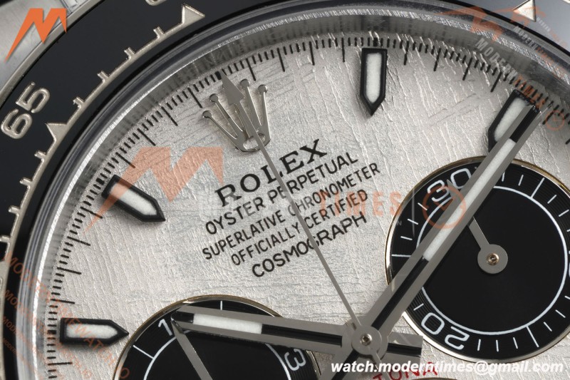 Rolex - Daytona 126519LN 40mm Gain Weight CER/WG/RU Grey/Blk/Stk Meteorite Dial QF V10 SH4131 | 롤렉스 - 데이토나 126519LN 40mm 게인 웨이트 CER/WG/RU 그레이/블랙/스틸 운석 다이얼 QF V10 SH4131