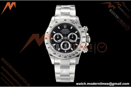 Rolex - Daytona 116520 40mm 904L SS/SS Blk/Stk VSF DD4130 | 롤렉스 - 데이토나 116520 40mm 904L SS/SS 블랙/스틸 VSF DD4130