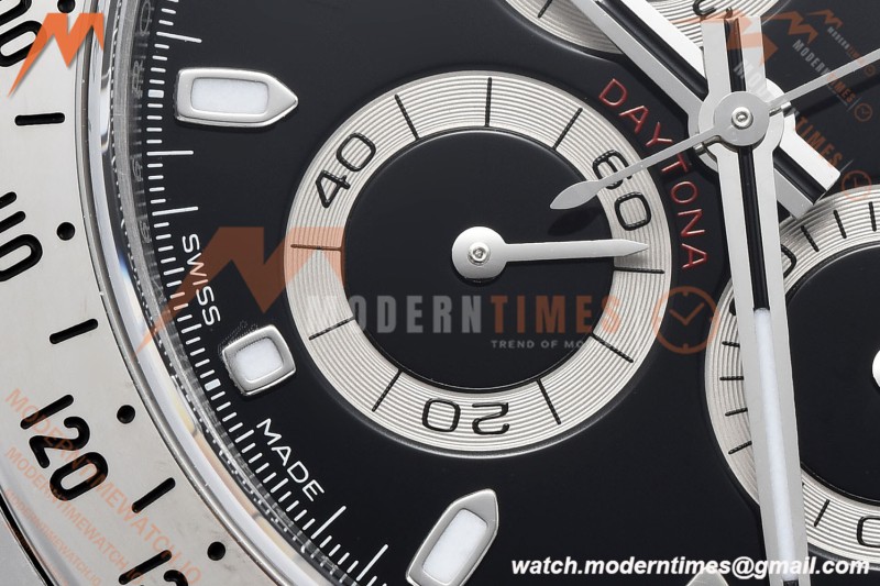 Rolex - Daytona 116520 40mm 904L SS/SS Blk/Stk VSF DD4130