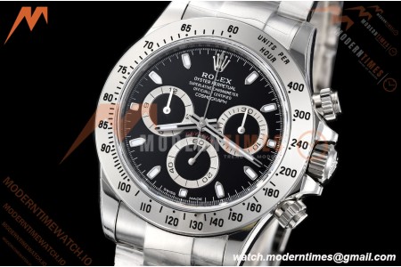 Rolex - Daytona 116520 40mm 904L SS/SS Blk/Stk VSF DD4130 | 롤렉스 - 데이토나 116520 40mm 904L SS/SS 블랙/스틸 VSF DD4130