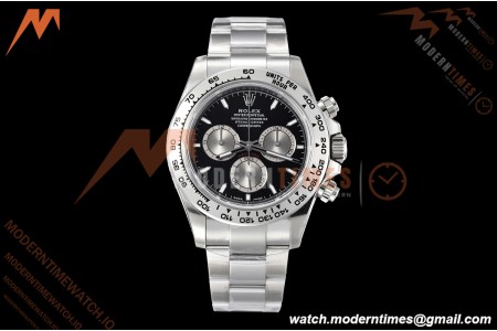 Rolex - Daytona 126509 40mm Tungsten Gain Weight SS/SS Blk/Silv/Stk VSF DD4131 | 롤렉스 - 데이토나 126509 40mm 텅스텐 게인 웨이트 SS/SS 블랙/실버/스틸 VSF DD4131