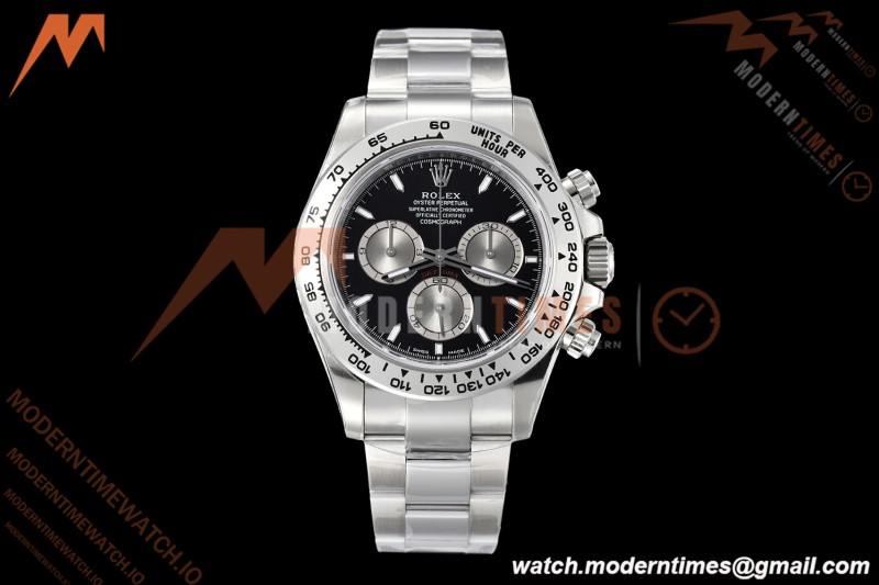 Rolex - Daytona 126509 40mm Tungsten Gain Weight SS/SS Blk/Silv/Stk VSF DD4131