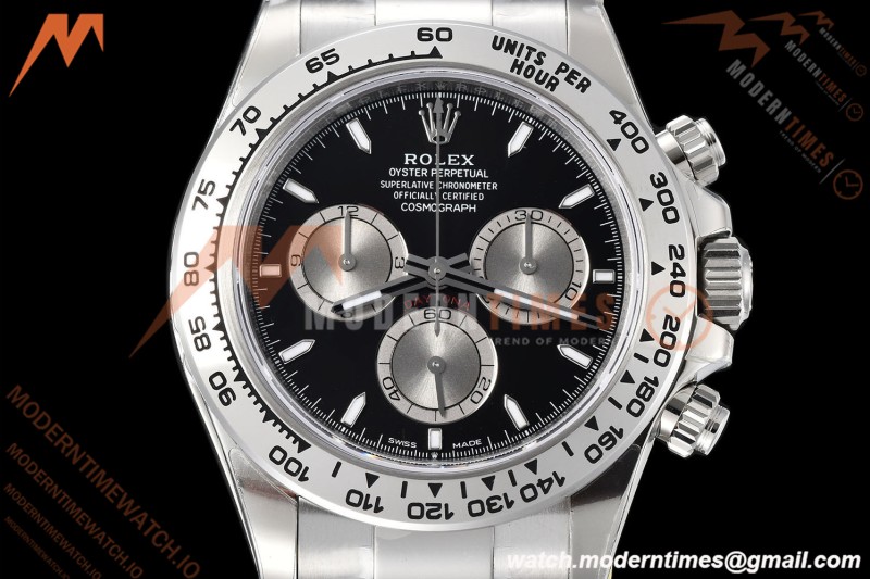 Rolex - Daytona 126509 40mm Tungsten Gain Weight SS/SS Blk/Silv/Stk VSF DD4131