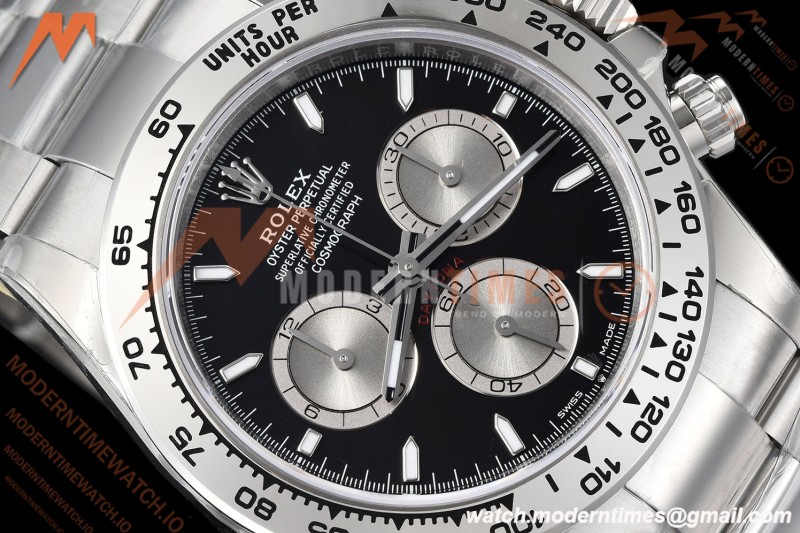 Rolex - Daytona 126509 40mm Tungsten Gain Weight SS/SS Blk/Silv/Stk VSF DD4131