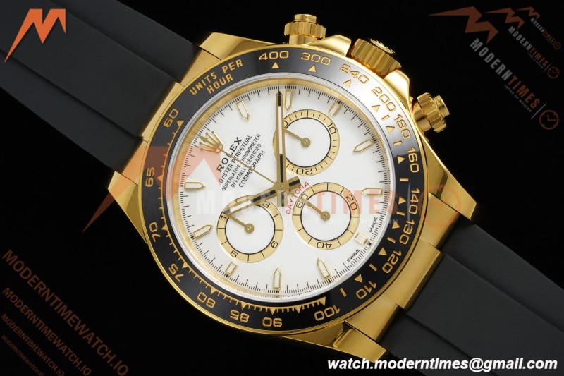 Rolex - Daytona 126518LN 40mm Gain Weight CER/YG/RU Wht/Stk VSF V2 DD4131