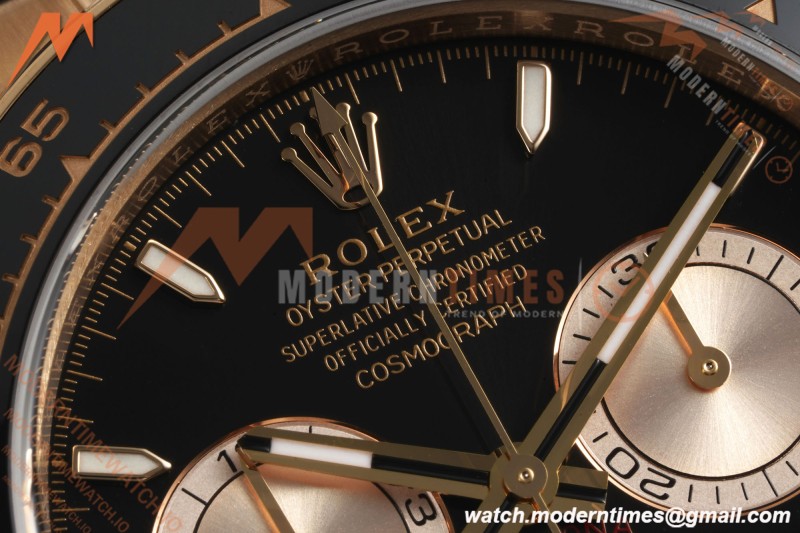 Rolex - Daytona 126515LN 40mm Gain Weight CER/RG/RU Blk/RG/Stk VSF V2 DD4131 | 롤렉스 - 데이토나 126515LN 40mm 게인 웨이트 CER/RG/RU 블랙/RG/Stk VSF V2 DD4131