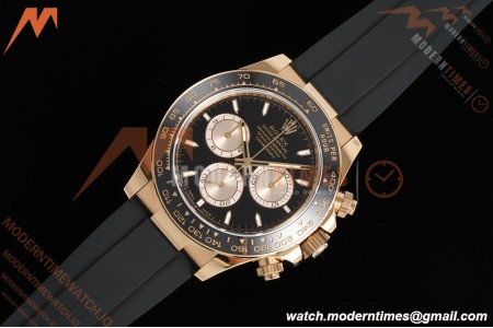 Rolex - Daytona 126515LN 40mm Gain Weight CER/RG/RU Blk/RG/Stk VSF V2 DD4131