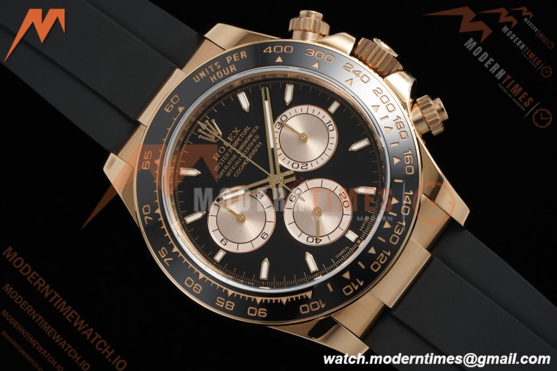 Rolex - Daytona 126515LN 40mm Gain Weight CER/RG/RU Blk/RG/Stk VSF V2 DD4131 | 롤렉스 - 데이토나 126515LN 40mm 게인 웨이트 CER/RG/RU 블랙/RG/Stk VSF V2 DD4131