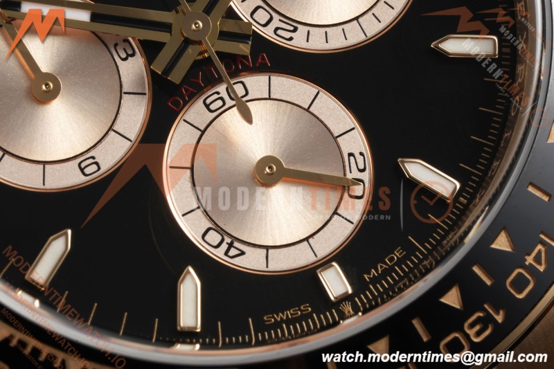 Rolex - Daytona 126515LN 40mm Gain Weight CER/RG/RU Blk/RG/Stk VSF V2 DD4131 | 롤렉스 - 데이토나 126515LN 40mm 게인 웨이트 CER/RG/RU 블랙/RG/Stk VSF V2 DD4131
