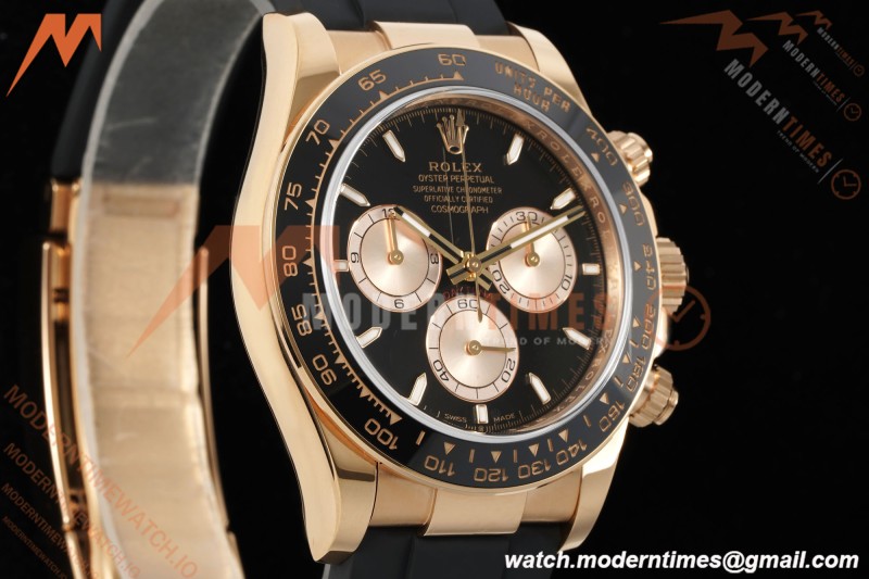 Rolex - Daytona 126515LN 40mm Gain Weight CER/RG/RU Blk/RG/Stk VSF V2 DD4131 | 롤렉스 - 데이토나 126515LN 40mm 게인 웨이트 CER/RG/RU 블랙/RG/Stk VSF V2 DD4131