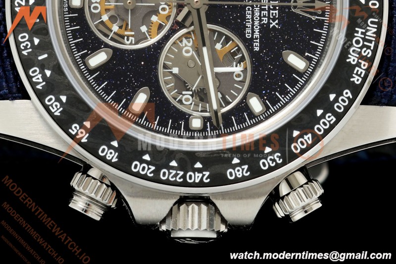 Rolex - DIW Ventura Daytona Artisans De Genève Stainless SS/NY Blue Stars ADGF SA4130