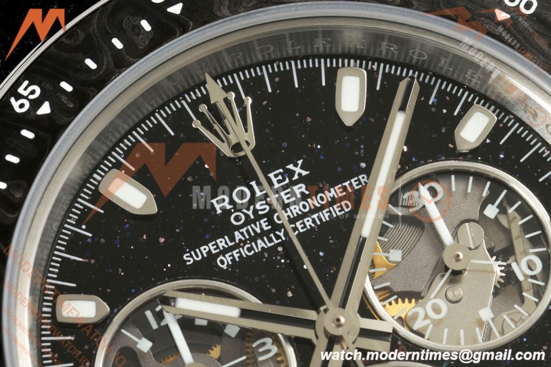 Rolex - DIW Ventura Daytona Artisans De Genève Stainless SS/NY Black Stars ADGF SA4130