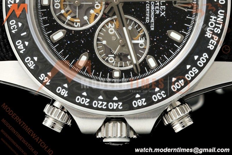 Rolex - DIW Ventura Daytona Artisans De Genève Stainless SS/NY Black Stars ADGF SA4130