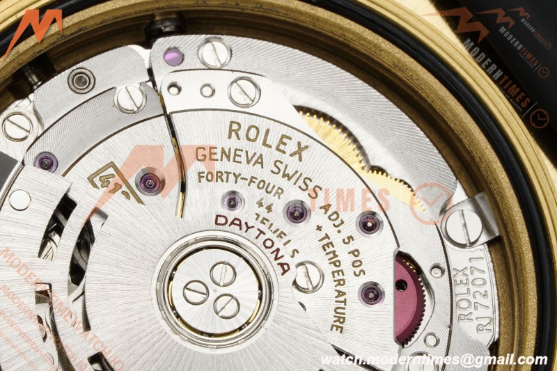 Rolex - Daytona 116518LN 40mm Gain Weight CER/YG/RU Blk/Gold/Dia QF V11 SH4130