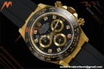 Rolex - Daytona 116518LN 40mm Gain Weight CER/YG/RU Blk/Gold/Dia QF V11 SH4130
