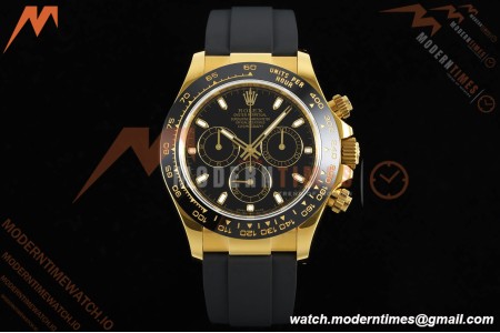 Rolex - Daytona 116518LN 40mm Gain Weight CER/YG/RU Blk/Stk QF V11 SH4130