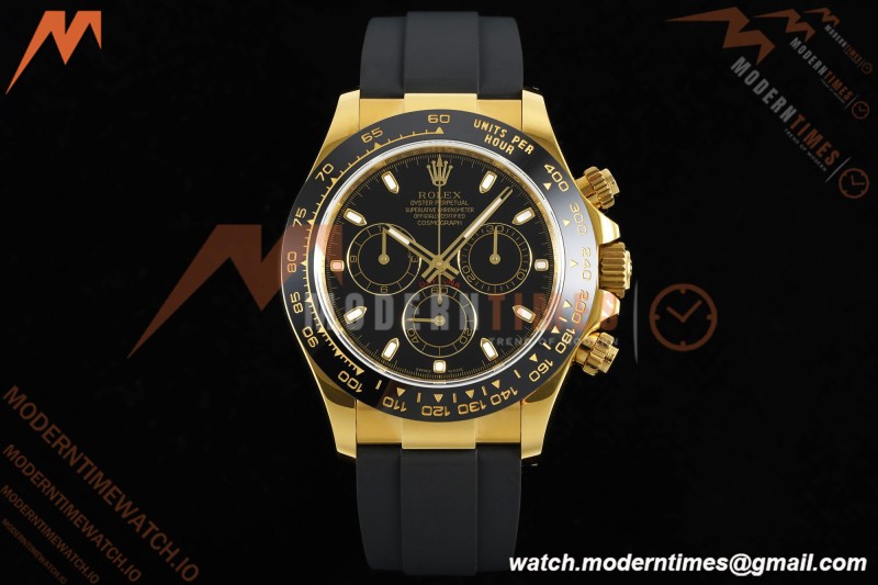 Rolex - Daytona 116518LN 40mm Gain Weight CER/YG/RU Blk/Stk QF V11 SH4130 | 롤렉스 - 데이토나 116518LN 40mm 게인 웨이트 CER/YG/RU 블랙/스틸 QF V11 SH4130