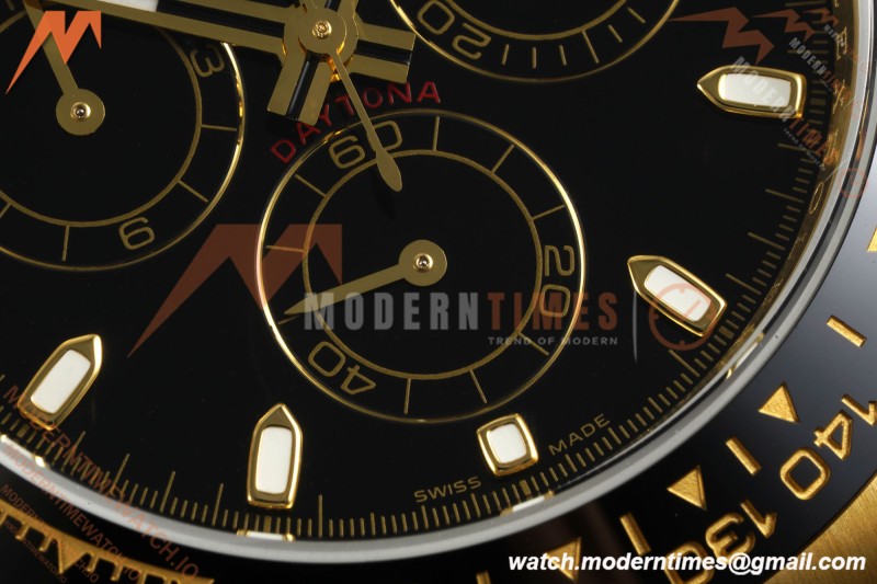 Rolex - Daytona 116518LN 40mm Gain Weight CER/YG/RU Blk/Stk QF V11 SH4130 | 롤렉스 - 데이토나 116518LN 40mm 게인 웨이트 CER/YG/RU 블랙/스틸 QF V11 SH4130
