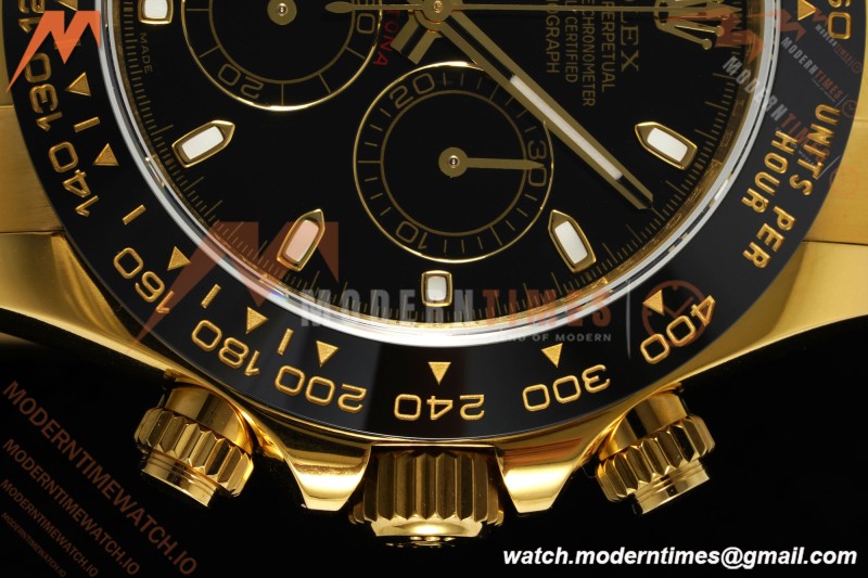 Rolex - Daytona 116518LN 40mm Gain Weight CER/YG/RU Blk/Stk QF V11 SH4130 | 롤렉스 - 데이토나 116518LN 40mm 게인 웨이트 CER/YG/RU 블랙/스틸 QF V11 SH4130