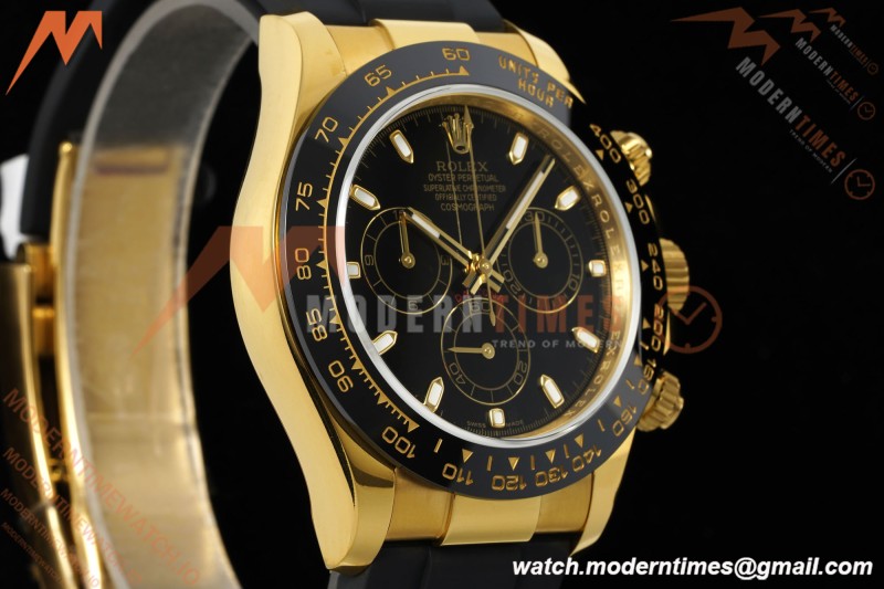 Rolex - Daytona 116518LN 40mm Gain Weight CER/YG/RU Blk/Stk QF V11 SH4130 | 롤렉스 - 데이토나 116518LN 40mm 게인 웨이트 CER/YG/RU 블랙/스틸 QF V11 SH4130