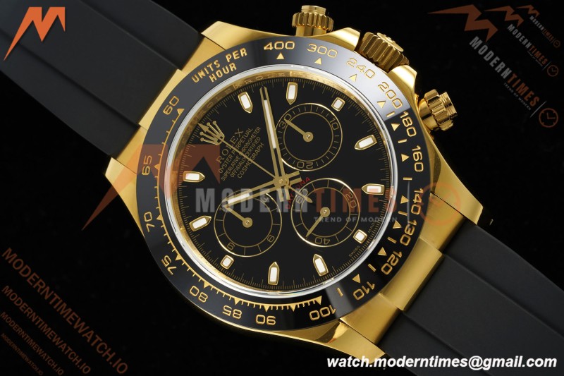 Rolex - Daytona 116518LN 40mm Gain Weight CER/YG/RU Blk/Stk QF V11 SH4130 | 롤렉스 - 데이토나 116518LN 40mm 게인 웨이트 CER/YG/RU 블랙/스틸 QF V11 SH4130